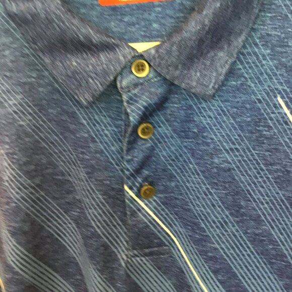 Grand Slam Men's 3-Button Golf Polo Shirt Size XXL in Blue Activewear Career - Picture 5 of 11